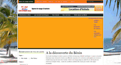 Desktop Screenshot of beninvoyages.com